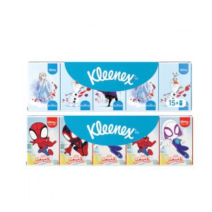 Vienkartinės nosinaitės vaikiškos Disney Kleenex 15 pak. 2243