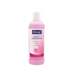Nagų lako valiklis be acetono 200 ml su glicerinu Elina 13616