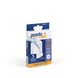 Pleistrai  5 vnt. 5x7,5 cm atsparūs vandeniui PRONTODOC 4073