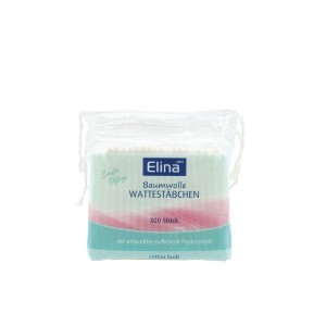 Vatos pagaliukai medvilniniai 300 vnt Elina 68093