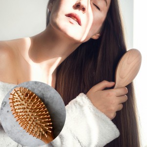 Plaukų šepetys medinis Zen Arome