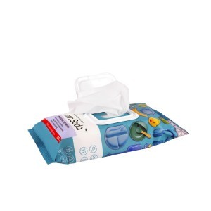 Servetėlės drėgnos antibakterinės su maistine SODA 80 vnt. universalios