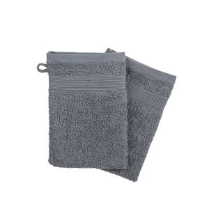 Dušo kempinė kūnui 2 vnt 15x21 cm medvilnė, antracito sp. Atmosphera 125865L