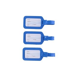 Kortelės kelioniniam bagažui/lagaminui 3 vnt. 8,6x5x0,5cm DUNLOP 871125210387