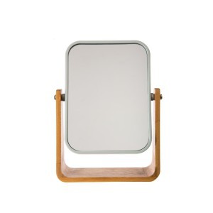 Kosmetinis veidrodėlis su bambukiniu stovu 16x6x22 cm 5Five 140751