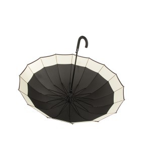 Skėtis automatinis ilgas neslystanti rankena D108 cm H93 cm XXL juodas 25016_CZ