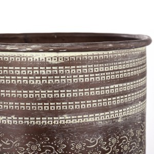 Skėčių stovas metalinis rudas 54,5x22x22 cm 170122