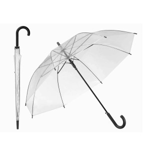 Skėtis automatinis permatomas D58 cm H82 cm 14987