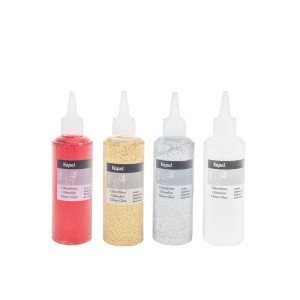 Klijai su blizgučiais rankdarbiams 118 ml (mix) Kapel 324854