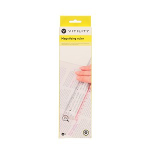 Liniuotė 20 cm padidina vaizdą 2 kartus Vitility 322788