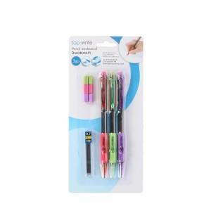 Pieštukai automatiniai 3 vnt. 0,7HB Topwrite 871125298858