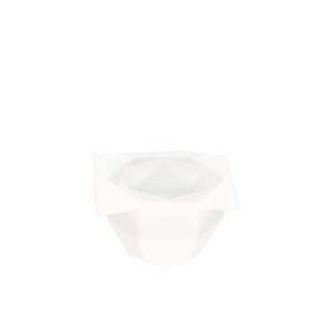 Žvakių liejimo forma 6,5x6,5x4,5 cm silikoninė Polar 636392