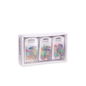 Smeigtukai spalvoti 60 vnt Pincello 82816