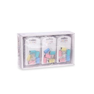 Spaustukai/segtukai popieriui 5 vnt vidutiniai Pincello 82811