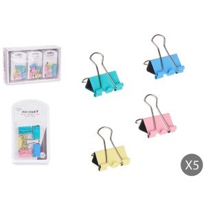 Spaustukai/segtukai popieriui 5 vnt vidutiniai Pincello 82811