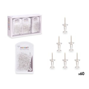 Smeigtukai skaidrūs 60 vnt Pincello 82817