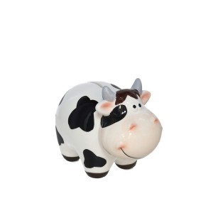 Taupyklė keramikinė Karvė 15x10x12 cm marga 8445393370712