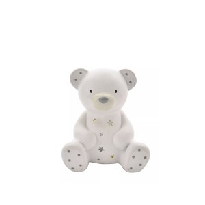 Taupyklė Meškiukas balta 12x11x9 cm CG1111W  Bambino Widdop