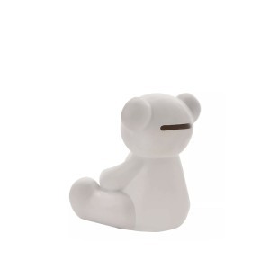 Taupyklė Meškiukas balta 12x11x9 cm CG1111W  Bambino Widdop