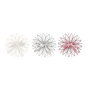 Eglutės papuošalas 2 vnt 12,5 cm (3 spalvų mix) Winteria 331083 kld
