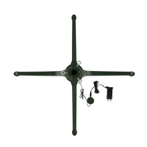 Stovas kalėdų eglutei besisukantis (max diam 3,2cm) Winteria 600463 kld