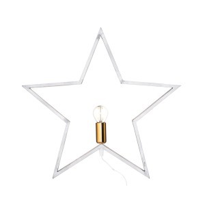 Dekoracija žvaigždė su LED lempute 4,5 V Finnlumor 322185
