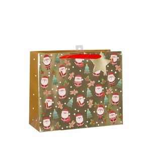 Dovanų maišelis kalėdinis 31.5x26x12 cm 8445393327891 kld