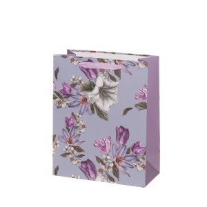 Dovanų maišelis Gėlės (mix) 26x32x12 cm Kapel 626506