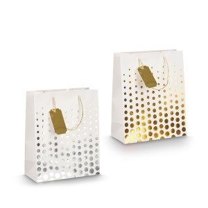 Dovanų maišelis Taškeliai (mix) 12x26x32 cm Pincello 10315