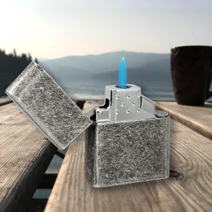 Žiebtuvėlis dujinis Z-Plus metalinis sidabrinės sp. 1001450