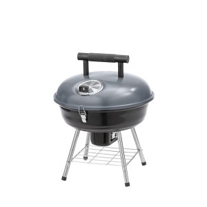 Kepsninė apvali su dangčiu ir grotelėmis 38x38x50 cm MUSTANG 301021