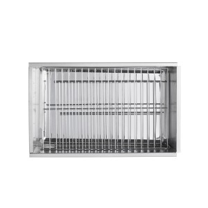 Rūkykla (žuviai, mėsai) 40x25x21 cm su grotelėmis MUSTANG 625834