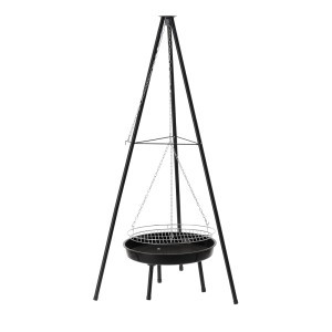 Kepsninė pakabinama reguliuojama trikojė 95x95x147 cm BBQ0162