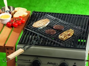 Grotelės kepimui BBQ 550x350x20 mm 871125229112
