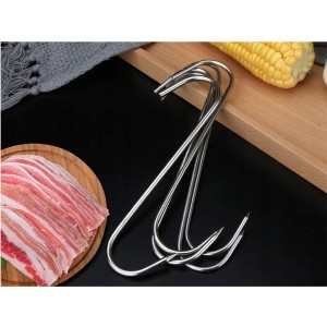 Kabliai mėsos rūkymui, vytinimui nerūdijančio pl. 10 vnt. 18x0.5 cm 07323