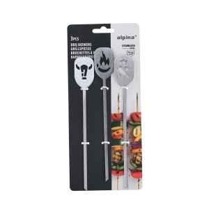 Iešmai griliui 3 vnt. BBQ ALPINA 871125230514
