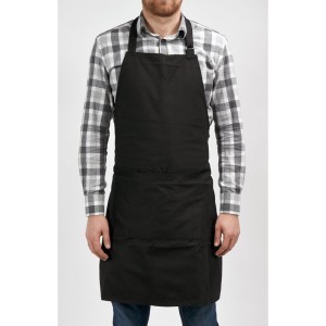 Prijuostė griliui juoda 68x85 cm medvilninė 99782