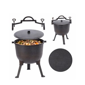 Katiliukas ketaus su kojomis ir dangčiu 5 L BBQ3703