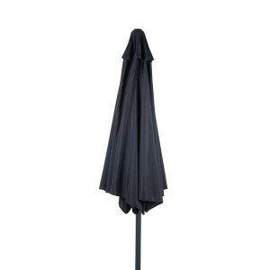 Skėtis lauko D300 cm su stovu juodos spalvos LIFETIME GARDEN 871125243406