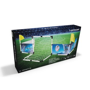 Futbolo aikštelė su vartais vaikiška 230x73x36cm 15 vnt. DUNLOP 871125218482