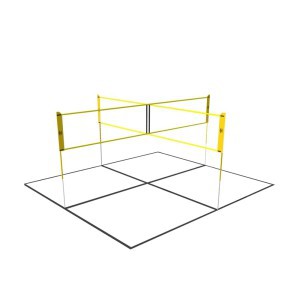 Tinklas žaidimams kryžminis 4 pusių 400x400x168cm UMBRO 871125226928