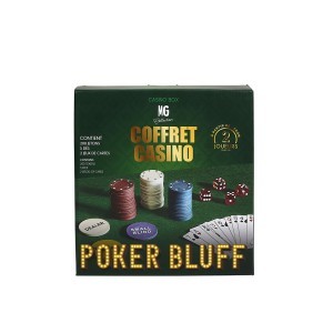 Žaidimas Pokeris 200 vnt. (kortos, žetonai, kilimėlis) MG3726