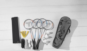 Badmintono rinkinys su tinklu 15 vnt. 871125245348