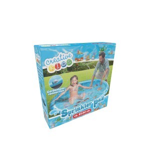 Baseinas pripučiamas su vandens čiurkšlėmis Ø100cm EddyToys 871125247770