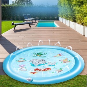 Baseinas pripučiamas su vandens čiurkšlėmis Ø100cm EddyToys 871125247770