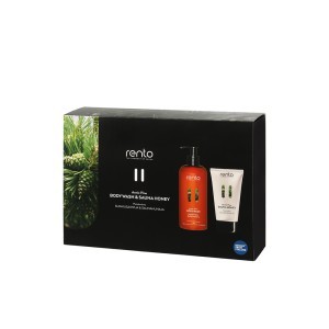 Pirties priemonių rinkinys (prausiklis 400 ml ir pirties medus 150 ml) Rento
