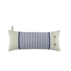 Pagalvėlė pirties 55x22 cm pilkos/melsvos spalvos 4Living 646163
