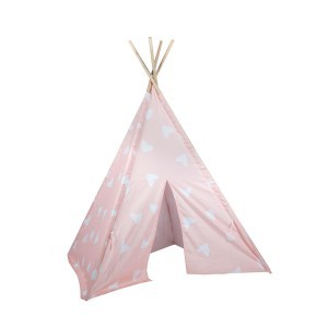 Palapinė kūginė vaikiška žaidimams 120x120x150cm EddyToys 871125215004