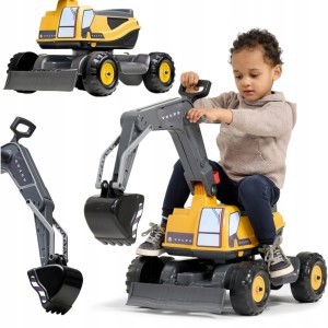 Vaikiškas ekskavatorius smėlio kasimui 71x38x85 cm (max 50 kg) 3-7 m Volvo 64610