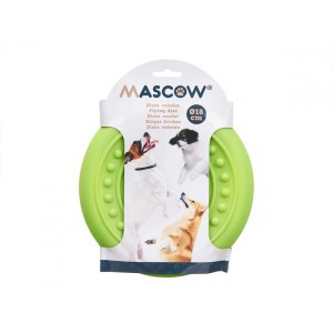 Skraidanti lėkštė šunims D18 cm (mix) silikonas Mascow 74588